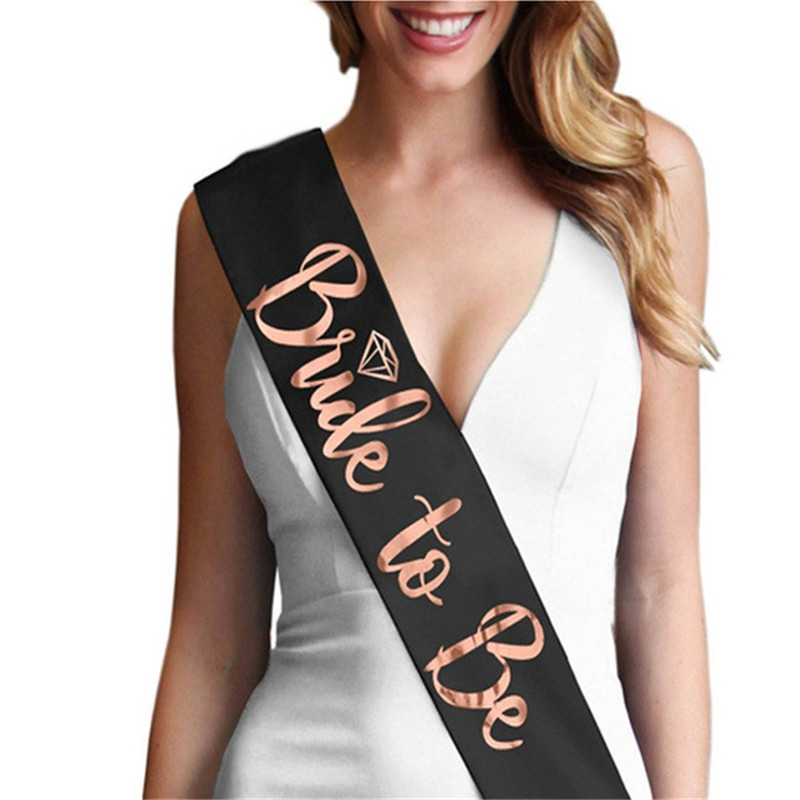 Bride Tribe Sash - 1Pcs เจ้าสาวหรือ Mommy To Be ผ้าคาดเอวซาตินสำหรับ