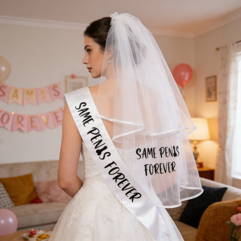 Bride Tribe Sash - ผ้าคาดเอวสำหรับงานปาร์ตี้สละโสด ผ้าคลุมหน้าเจ้าสาว ของตกแต่งงานแต่งงาน ของขวัญสำหรับเจ้าสาว ของขวัญสำหรับฮันนีมูน อุปกรณ์ประกอบฉากถ่ายรูป