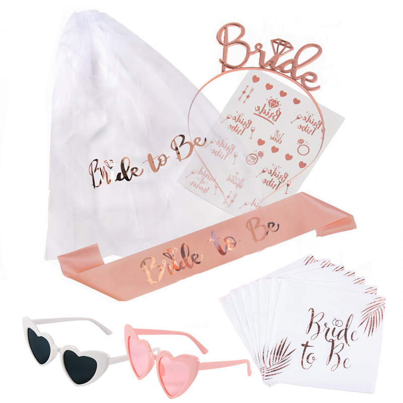 Bride Tribe Sash - Bachelorette Party เจ้าสาว Be Sash Veil