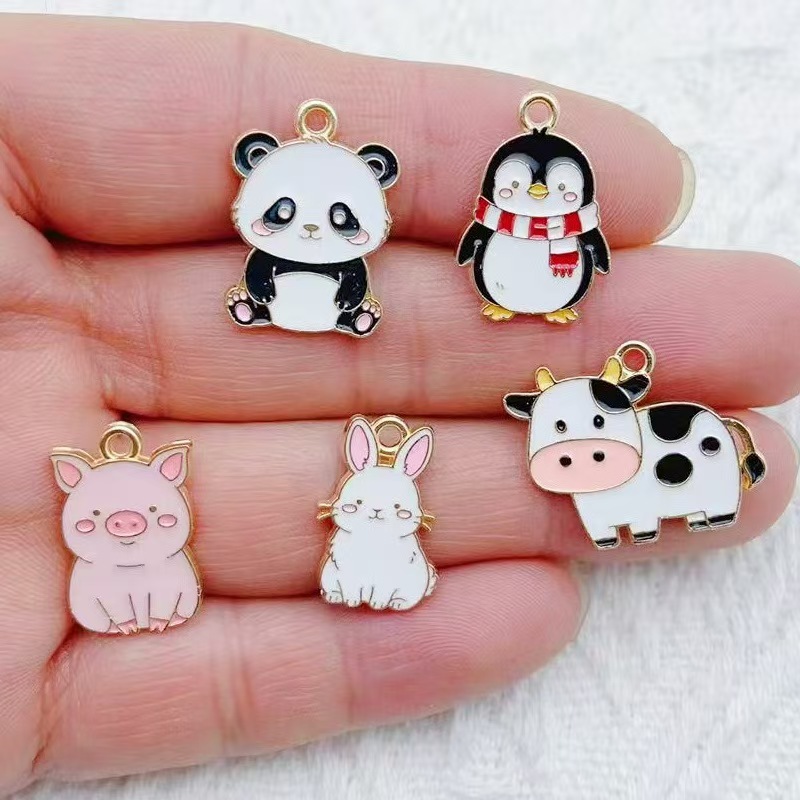 10 ชิ้น จี้พวงกุญแจการ์ตูนเพนก - Wedding Yes บทวิจารณ์และราคา