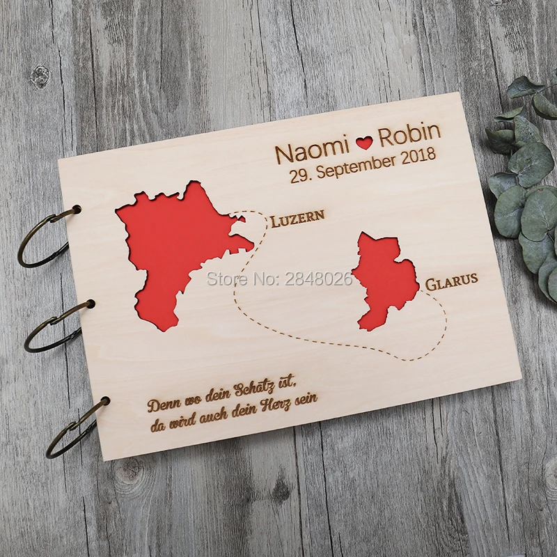 หนังสือแขกงานแต่งงานส่วนบุคคลแ - Personalized Guest Book บทวิจารณ์และราคา