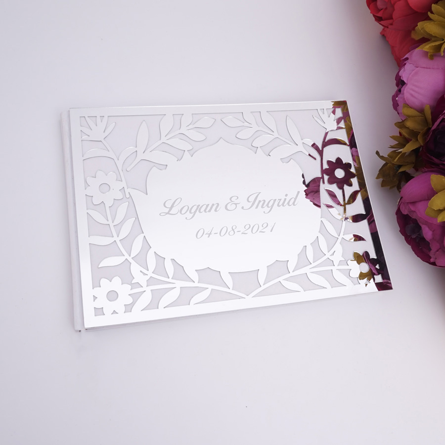 สมุดอวยพรงานแต่งงานอะคริลิคกระ - Personalized Guest Book บทวิจารณ์และราคา