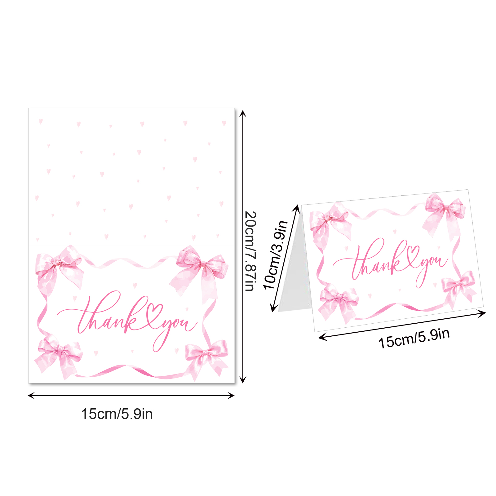 การ์ดอวยพรโบว์ผูกสีชมพู 13 ชิ้ - Wedding Sutra บทวิจารณ์และราคา