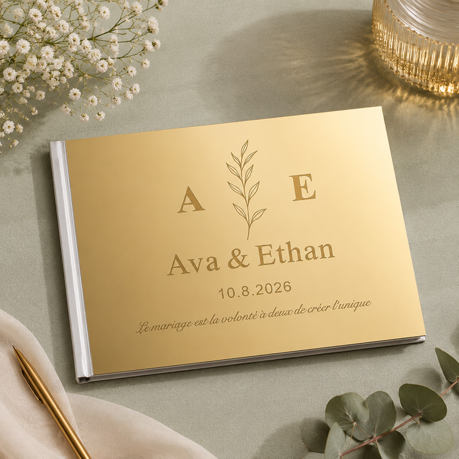 สมุดอวยพรงานแต่งงานแบบกำหนดเอง - Personalized Guest Book บทวิจารณ์และราคา