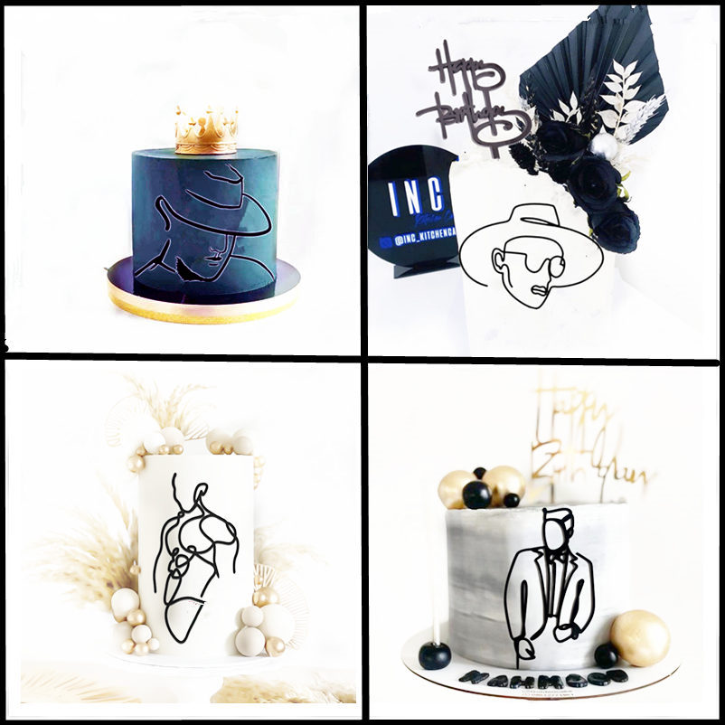 ตัวตกแต่งหน้าเค้กวันเกิดทำจากอ - Suit Supply Wedding Party บทวิจารณ์และราคา