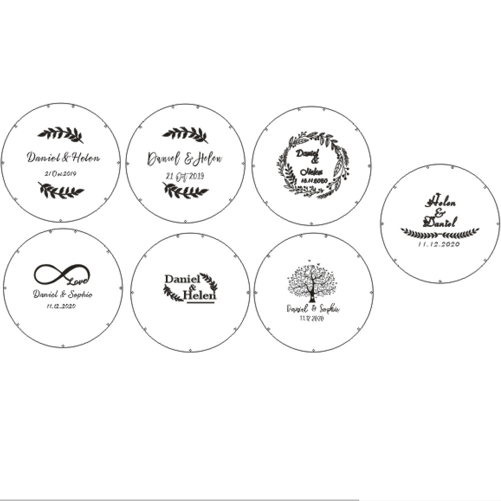 อะคริลิคส่วนบุคคลกลมหนังสือแขก - Personalized Guest Book บทวิจารณ์และราคา
