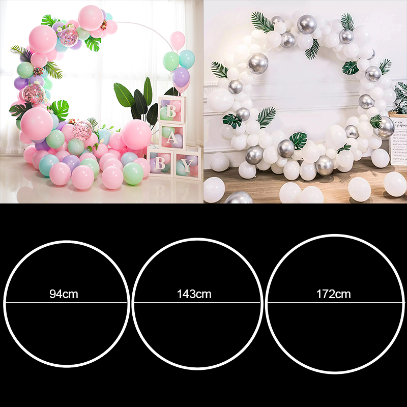 172/143/94ซม.บอลลูนขาตั้งวงกลม - Wedding Balloon Arch บทวิจารณ์และราคา