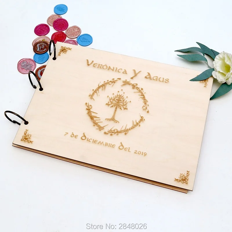 หนังสือแขกงานแต่งงานส่วนบุคคลแ - Personalized Guest Book บทวิจารณ์และราคา