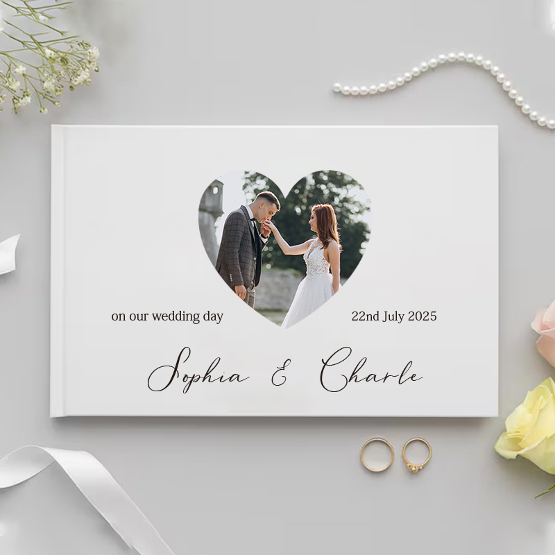 สมุดเยี่ยมส่วนบุคคลสําหรับงานแ - Personalized Guest Book บทวิจารณ์และราคา