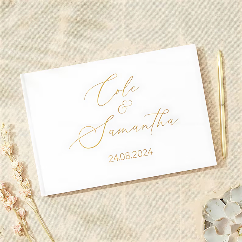 สมุดเยี่ยมส่วนบุคคลสําหรับงานแ - Personalized Guest Book บทวิจารณ์และราคา