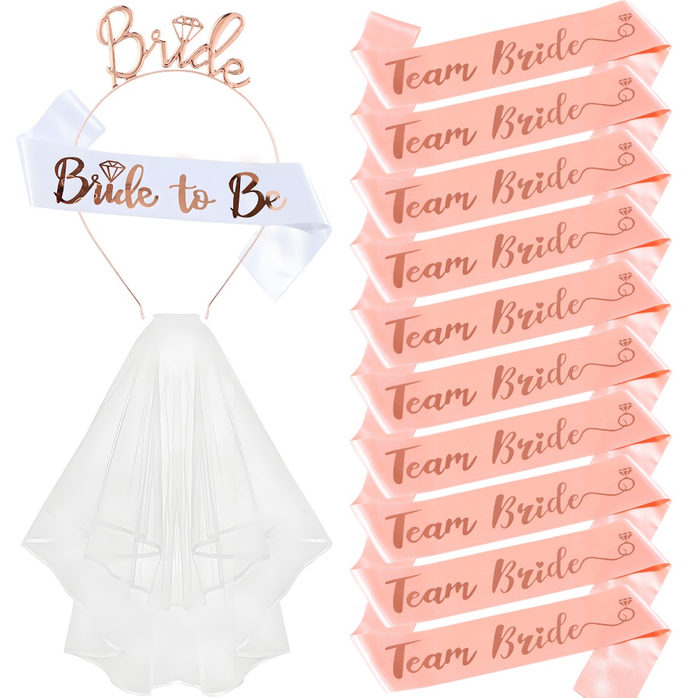 ชุดอุปกรณ์ปาร์ตี้สละโสด 13 ชิ้ - Bride Tribe Sash บทวิจารณ์และราคา