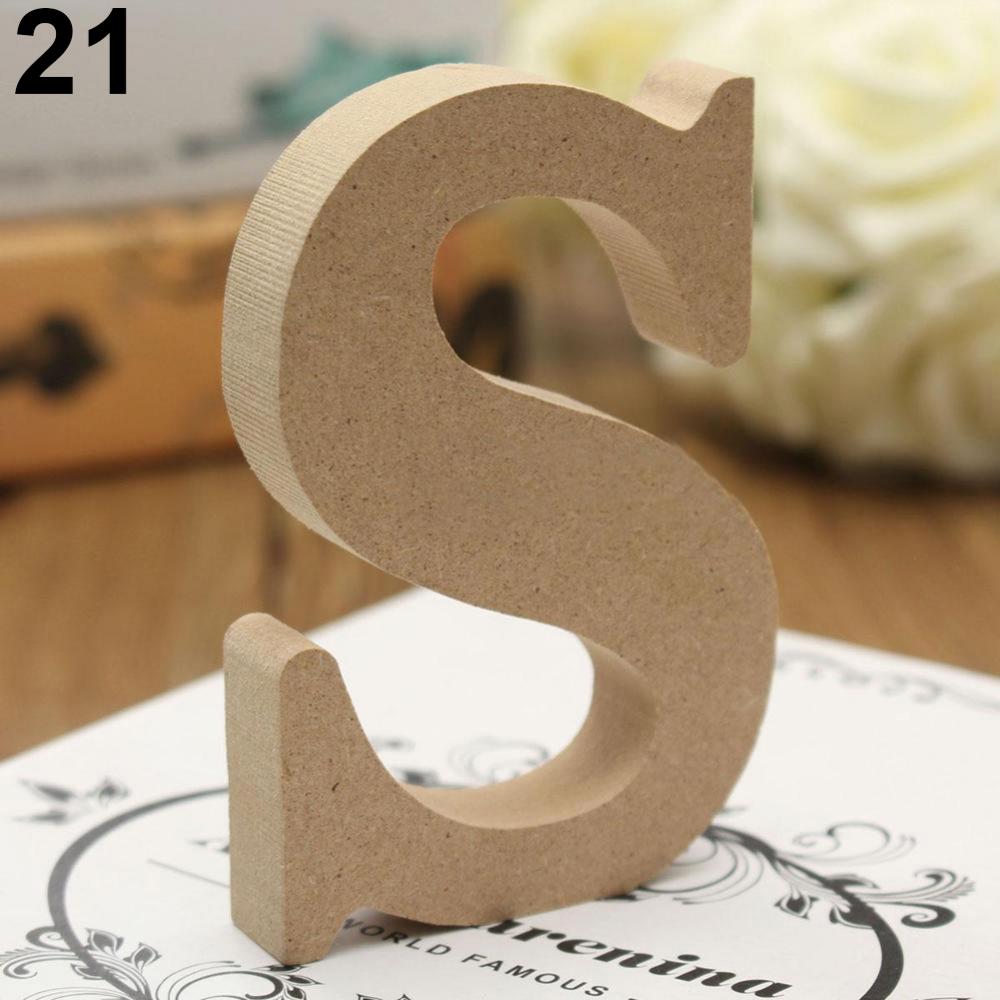ตัวอักษรไม้ A-Z อิสระ10ซม. ตัว - Wedding Z บทวิจารณ์และราคา