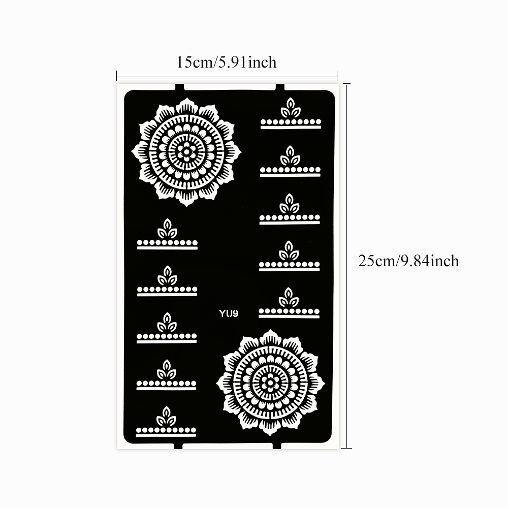 ลายฉลุลายดอกไม้ 1 ชิ้น ลายแมนด - Wedding Sutra บทวิจารณ์และราคา