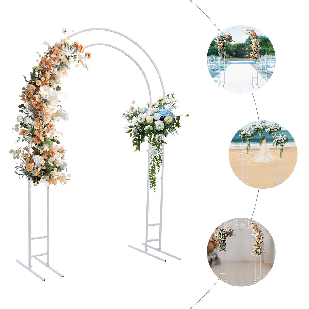 โลหะงานแต่งงานขาตั้ง Arch กรอบ - Wedding Balloon Arch บทวิจารณ์และราคา