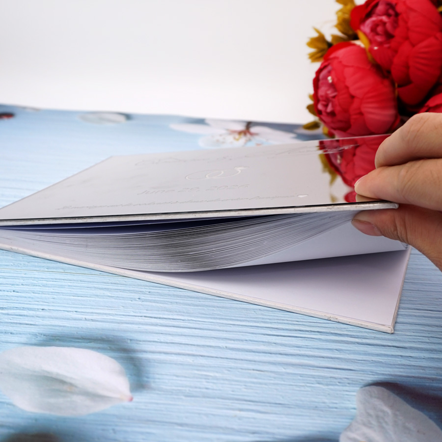 ส่วนบุคคลงานแต่งงานที่กําหนดเอ - Personalized Guest Book บทวิจารณ์และราคา