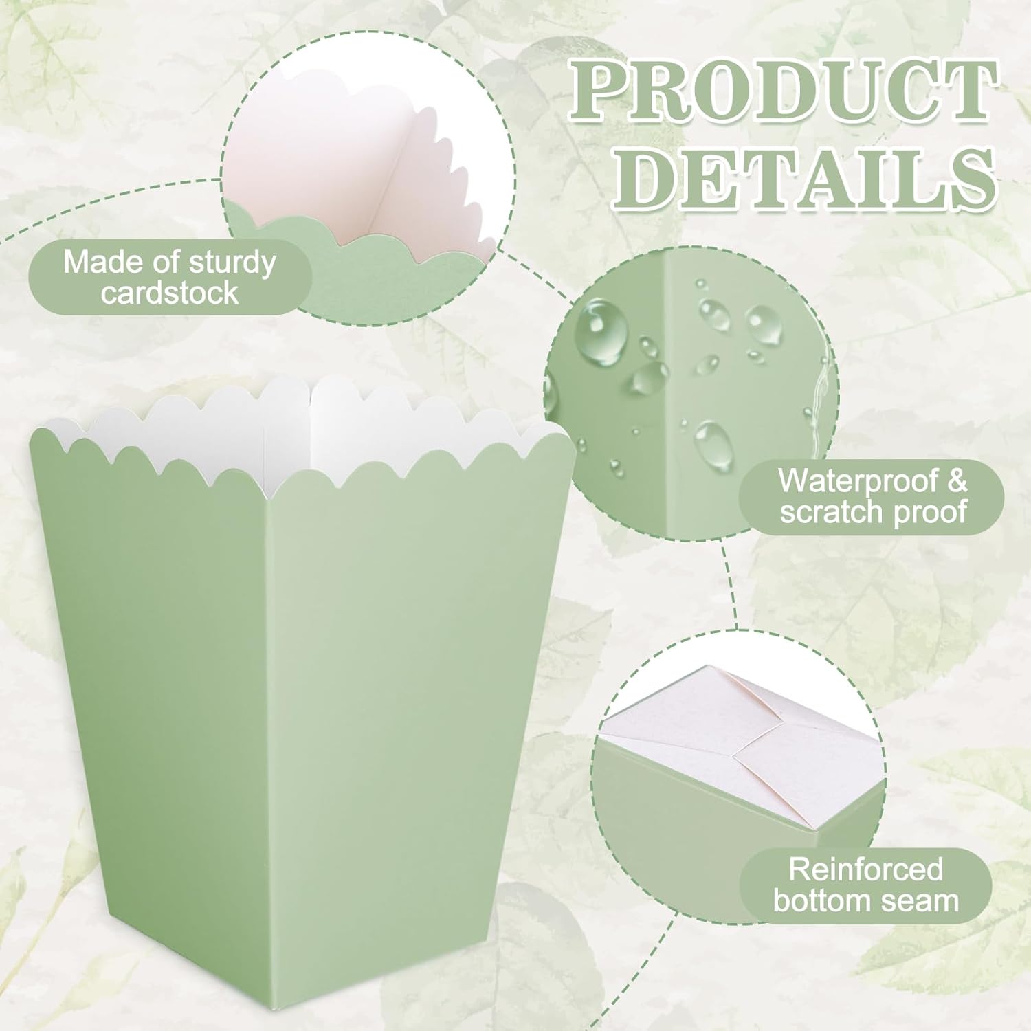 12 ชิ้น Sage สีเขียว Mini กล่อ - Wedding Favor Box บทวิจารณ์และราคา