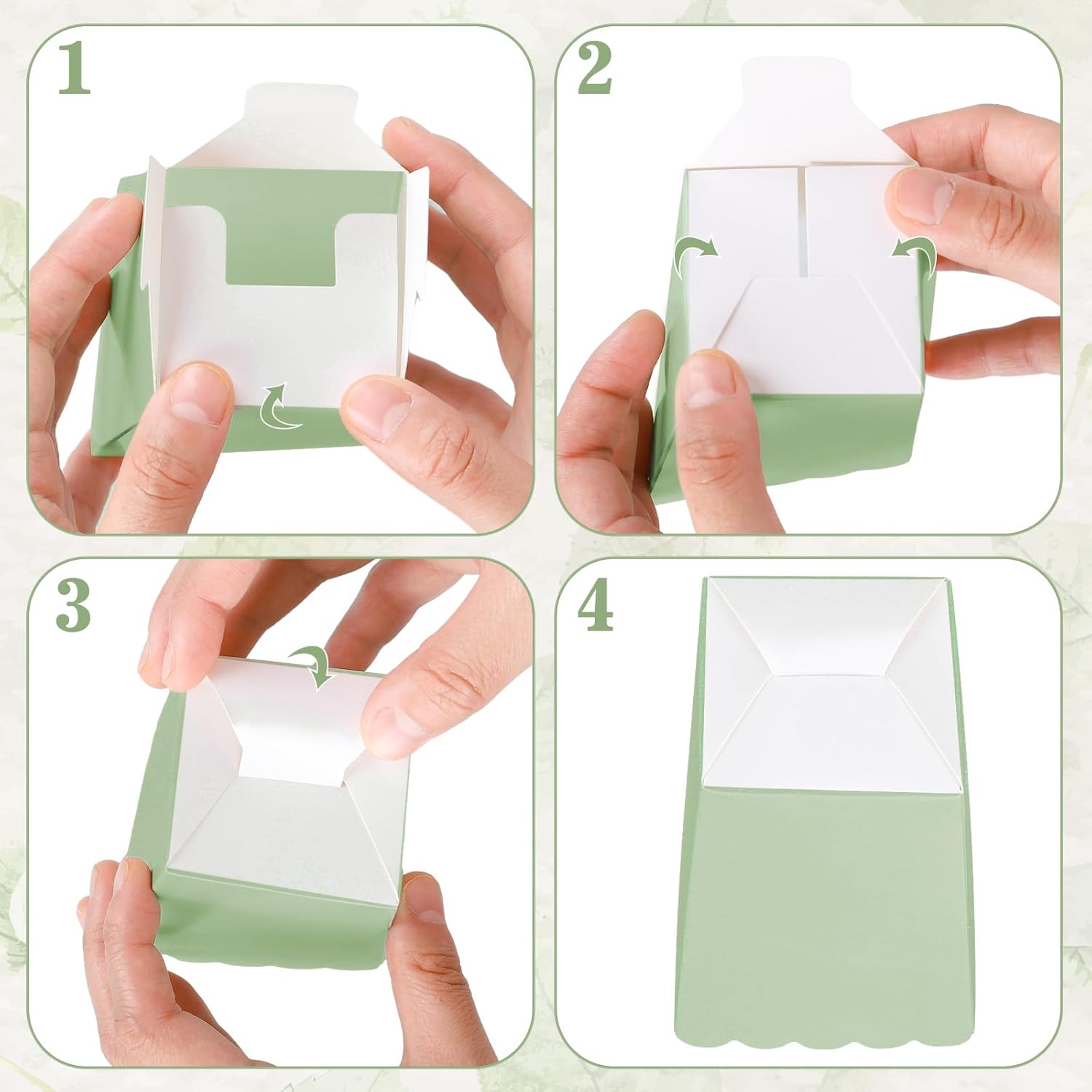 12 ชิ้น Sage สีเขียว Mini กล่อ - Wedding Favor Box บทวิจารณ์และราคา