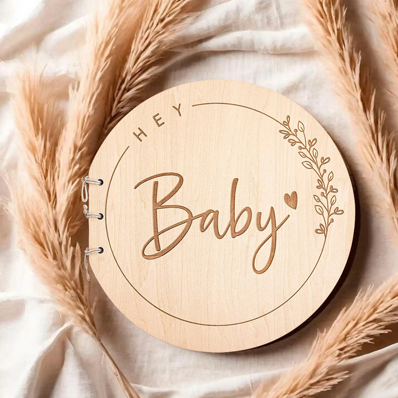 ไม้ปกหนังสือข้อความสําหรับ Bab - Personalized Guest Book บทวิจารณ์และราคา