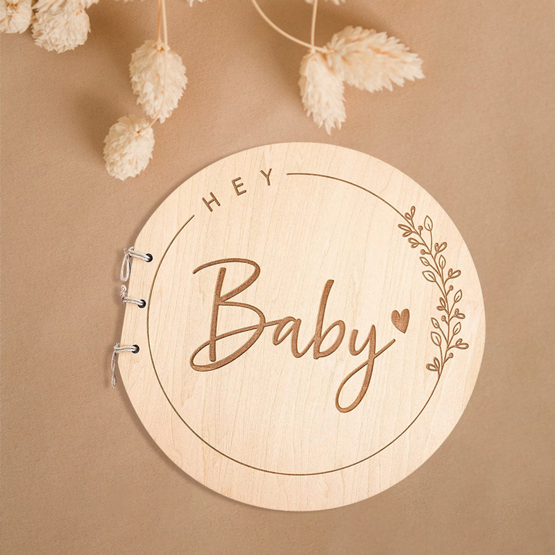 ไม้ปกหนังสือข้อความสําหรับ Bab - Personalized Guest Book บทวิจารณ์และราคา