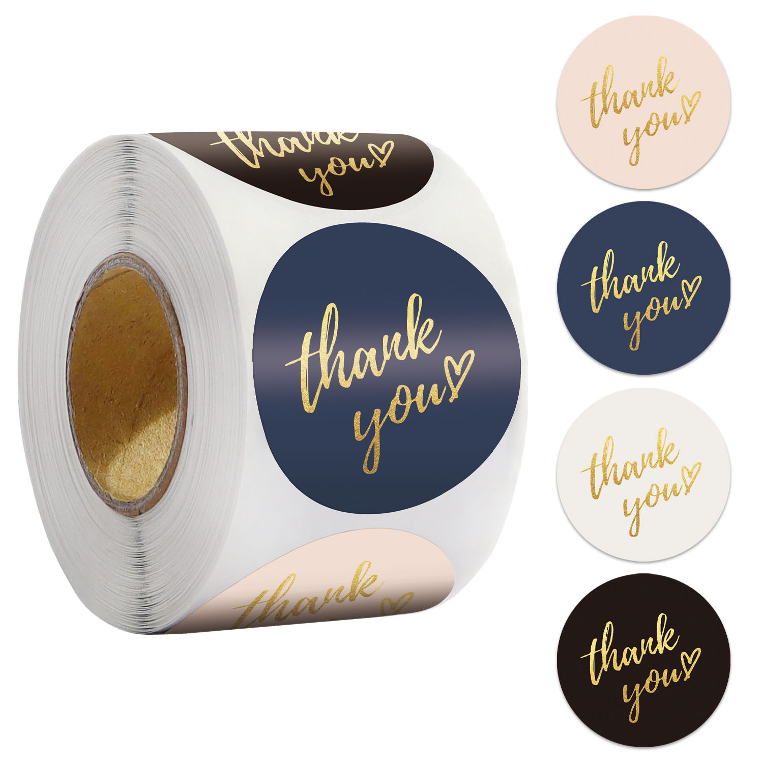 50-500Pcs 1นิ้วสีฟ้าสติกเกอร์ส - Wedding Sutra บทวิจารณ์และราคา